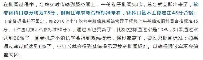 软考的通过率有多高开云 开云体育官网？看官方统计说明！(图1)