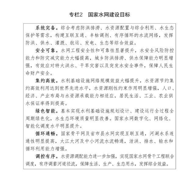 开云 开云体育官网中央 国务院印发《国家水网建设规划纲要(图2)